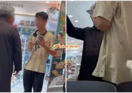 lelaki non muslim ditampar pakcik makan di tempat awam
