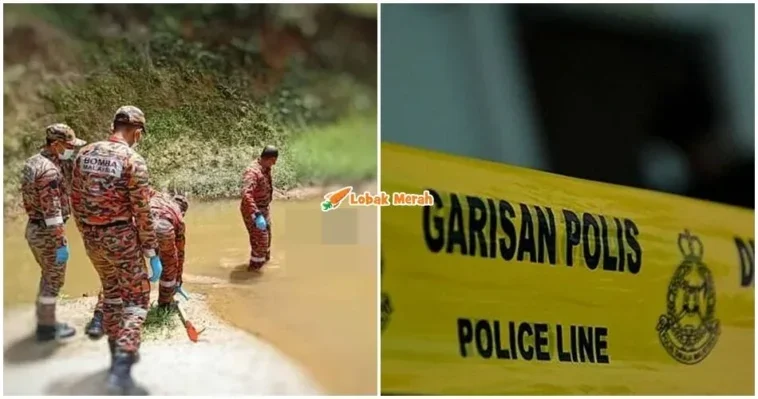 pelajar lembam lemas mandi sungai