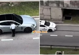 polis trafik serdang roadblock