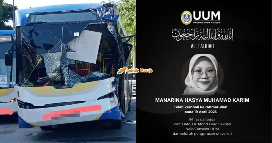 Penuntut Universiti Utara Malaysia Maut, Dilanggar Bas Kampus Ketika Sedang Tunggu Giliran Naik Bas