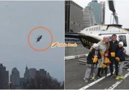 helikopter terhempas di new york