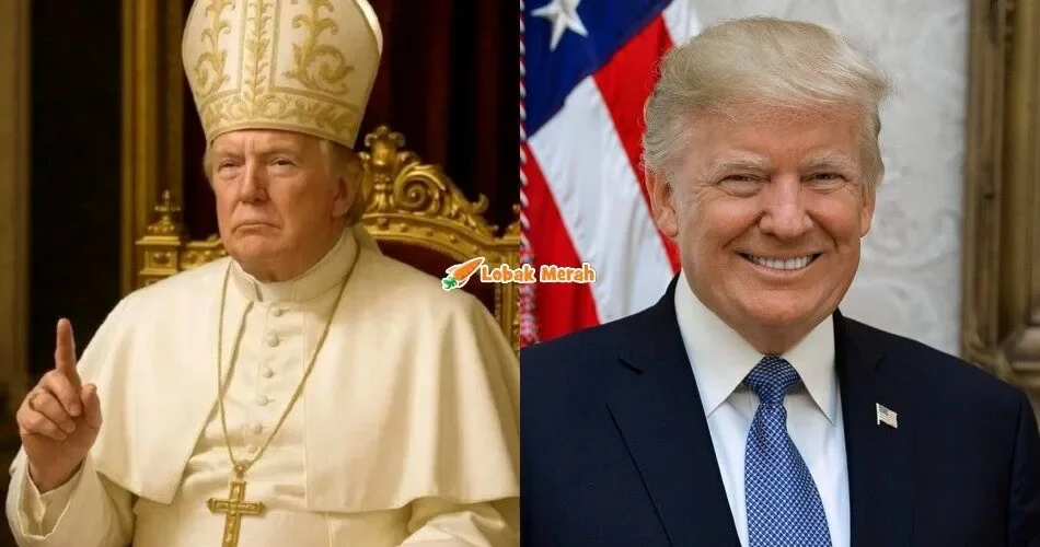 ⁠Guna AI Untuk Buat Gambar Jadi ‘Pope’, Tindakan Trump Undang Kritikan Ramai