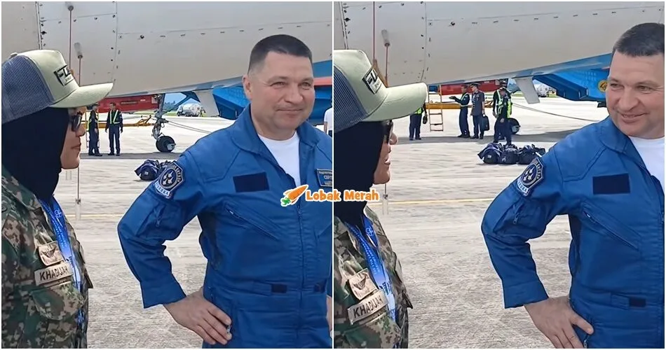 “Respect!” – Anggota ATM Borak Santai Dalam Bahasa Rusia Dengan Juruterbang Russian Knights Buat Ramai Kagum