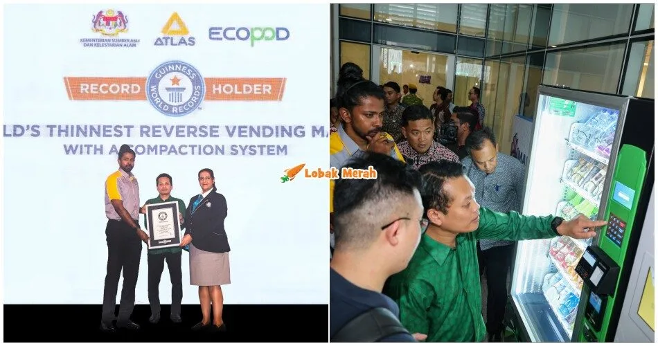 Menteri Sumber Asli dan Kelestarian Alam Malaysia, Merasmikan ATLAS ECOPOD dalam Majlis Rekod Dunia Guinness