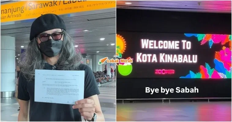 fahmi reza kena halau dari sabah