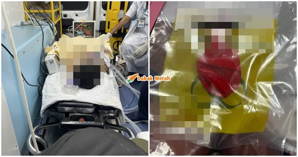 ft detik cemas anak tertelan belon getah