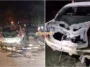 gajah mengamuk di gerik hentak kereta mangsa selamatkan diri