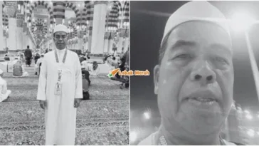 jemaah haji malaysia meninggal seminit sebelum azan subuh