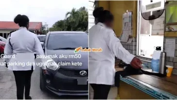 mak guard hospital caj parkir RM50
