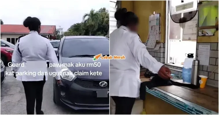 mak guard hospital caj parkir RM50