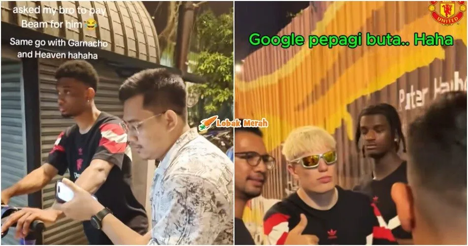 “Comel doh dorang” – Netizen Terhibur Lihat Gelagat Pemain MU, ‘Ngulor’ Tengah Malam Nak Main Beam