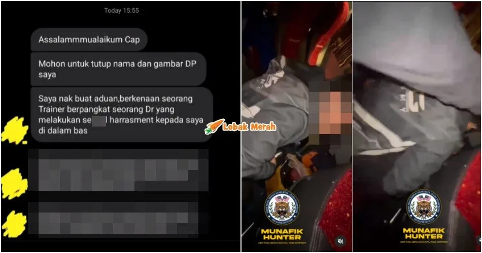 “Tangan mengus*p paha saya” – Lelaki Dedah ‘Diganggu’ Trainer Berpangkat Doktor Ketika Tidur Dalam Bas