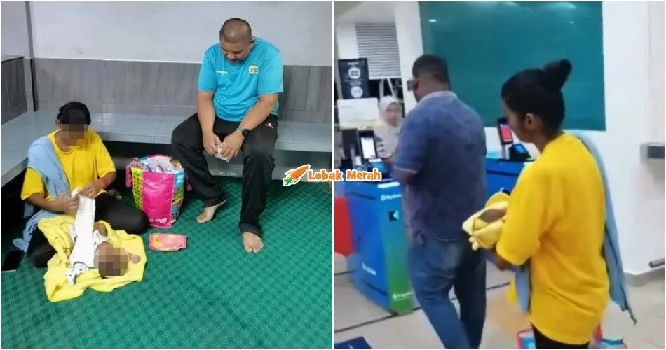 “Tolong jangan halau saya” – AJK Surau Bantu Wanita India, Ditemui Dalam Keadaan Cemas Bersama Bayi