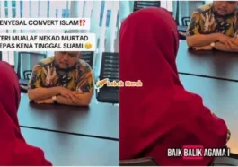 wanita mualaf ditinggal suami minta bantuan church