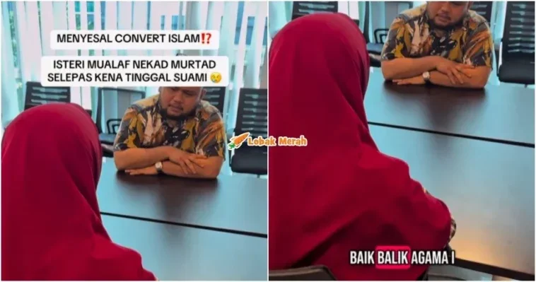 wanita mualaf ditinggal suami minta bantuan church