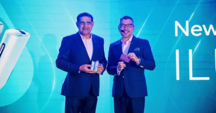 Naeem and MJ presenting the new IQOS ILUMA i