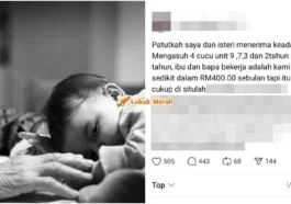 atuk jaga cucu luah di media sosial