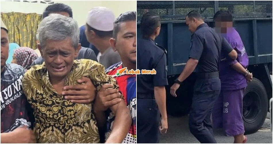 “Dia pergi keadaan begitu, aku tak boleh terima” – Bapa Longlai Tatap Jenazah Anak