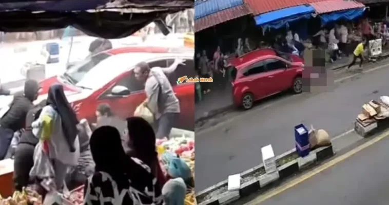 kereta rempuh orang di kea farm