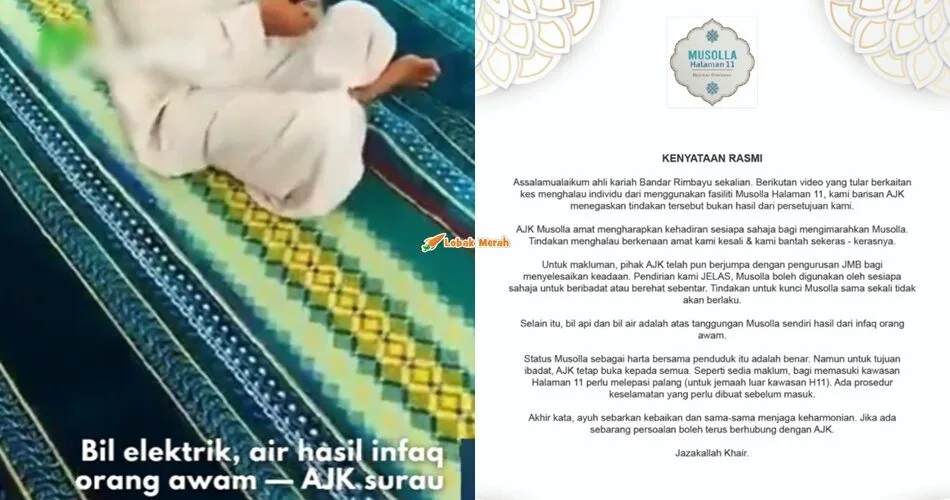 “Yang rakam bukan AJK surau”- Tular Seorang Pakcik Yang Sedang Beribadah Dihalau Dari Surau Di Bandar Rimbayu, Pihak AJK Jelaskan Perkara Sebenar