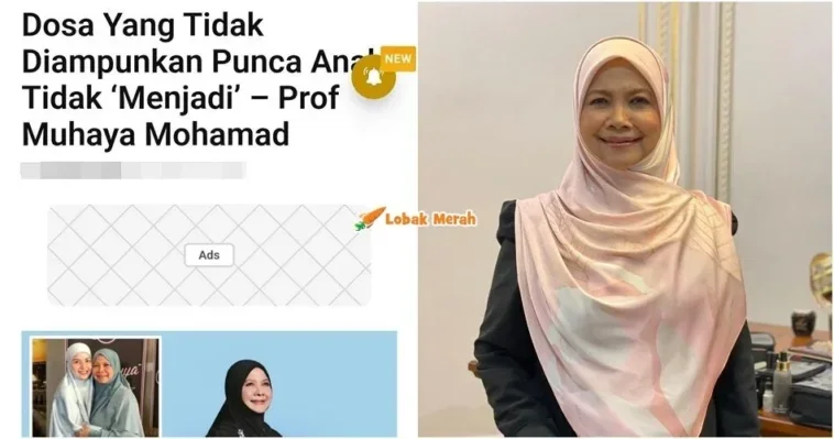 prof muhaya kenyataan dosa tidak diampun punca anak tak menjadi