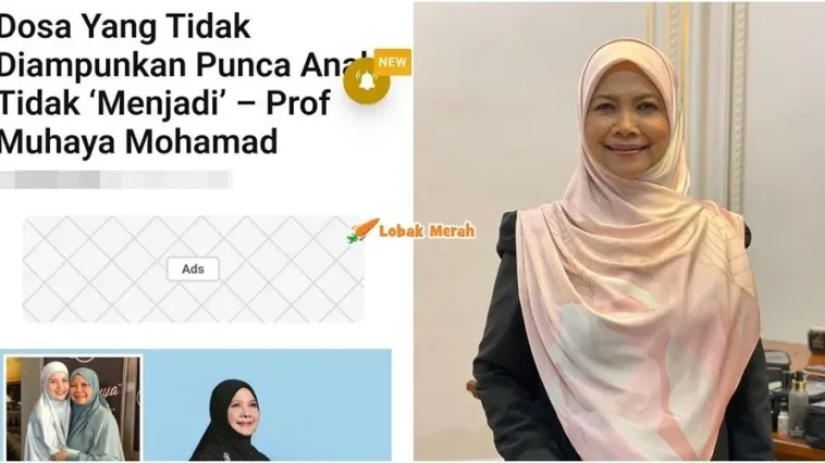 prof muhaya kenyataan dosa tidak diampun punca anak tak menjadi
