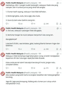 punca herpes mulut
