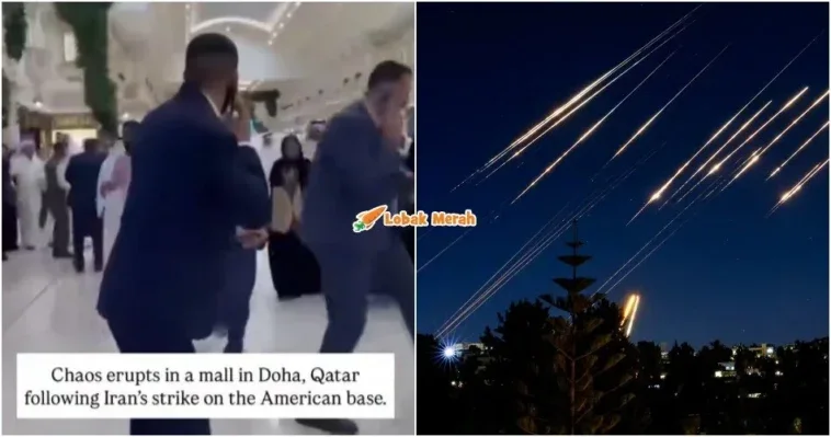 rakyat qatar panik iran serang us base