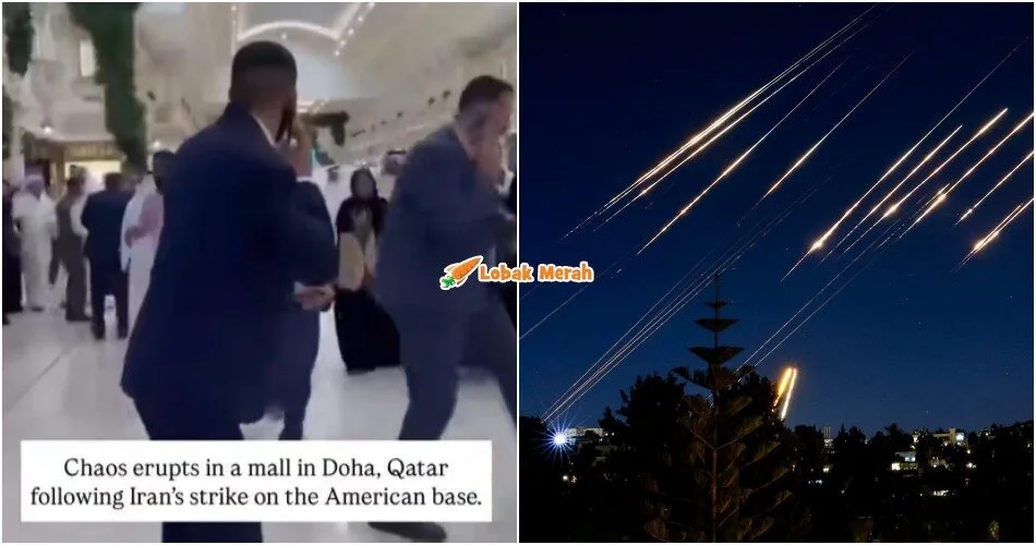 rakyat qatar panik iran serang us base