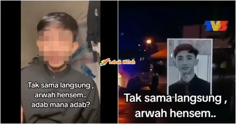 tak sama persenda bahan lawak upsi wajah sama