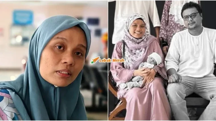 wanita kehilangan bayi dan suami jawab tohmahan netizen