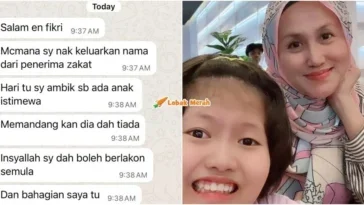 ainina mahu tarik nama dari penerima zakat