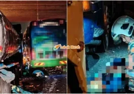 bas persiaran kemalangan