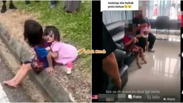 budak dua beradik ditemui tepi jalan