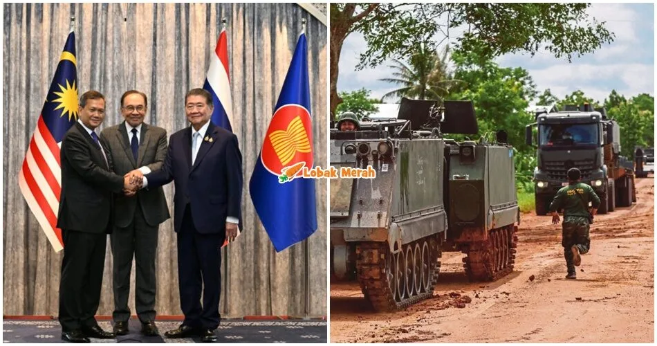 Baru Sahaja Berdamai, Tentera Thailand Tuduh Kemboja Langgar Gencatan Senjata