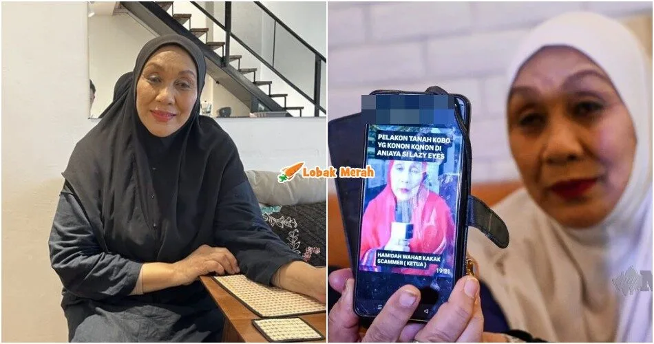 “Nama saya tercemar” – Pelakon Hamidah Wahab Kesal Dituduh Jadi ‘Scammer’, Mahu Bawa Kes Ke Mahkamah