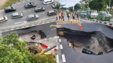 insiden lubang benam di singapura