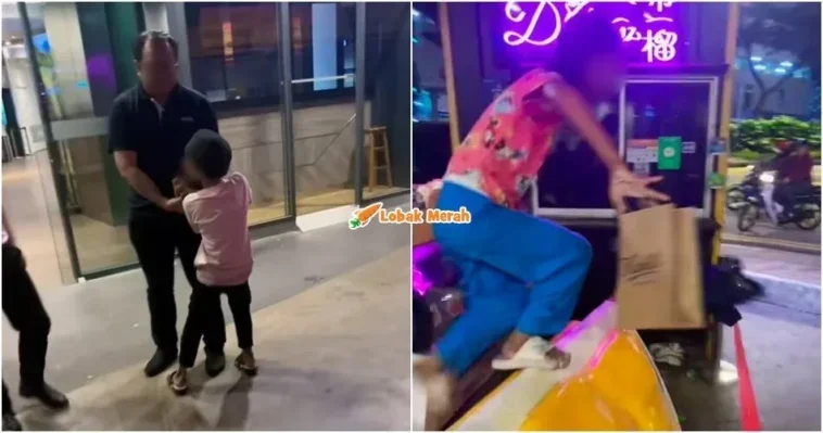 kanak kanak curi durian