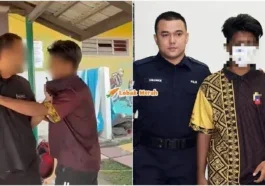 pelajar tumbuk guru mengaku salah