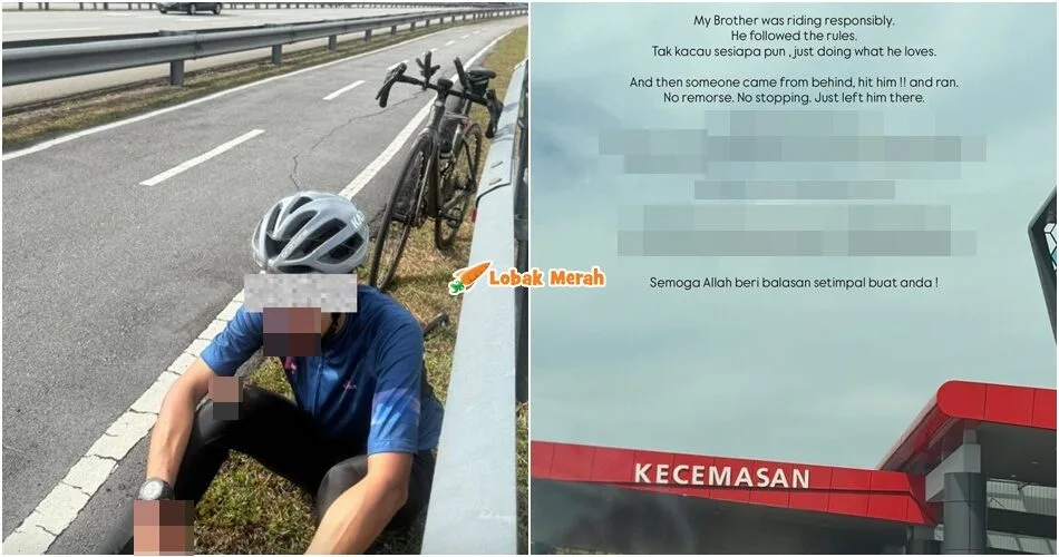 “Seperti cyclists ni dah jadi musuh negara” – Adik Terkilan Abang Cedera, Didakwa Kena Langgar Lari