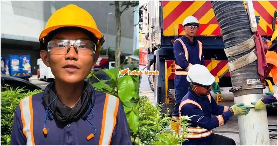 “Kerja yang tak semua orang nak buat” – Remaja 19 Tahun Pilih Kerjaya Cuci Longkang Buat Netizen ‘Respect’