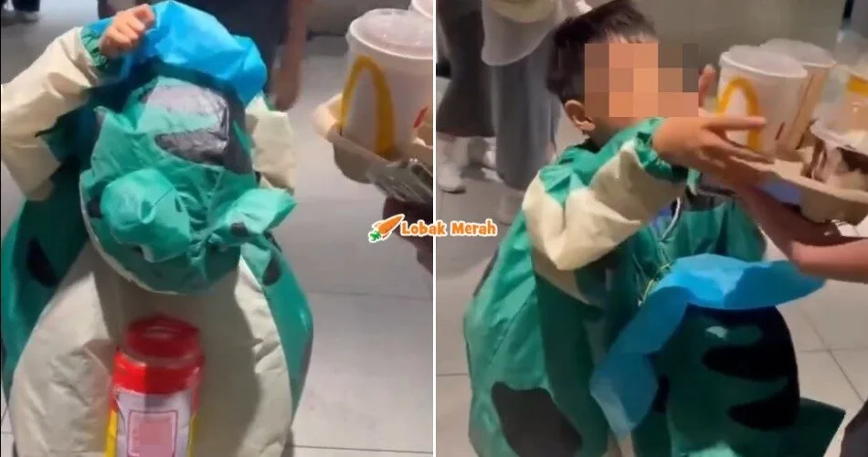 “Saya tak nampak jalan ni” – Ada Lagi Kanak-kanak Pakai Kostum, Disuruh Kutip Derma