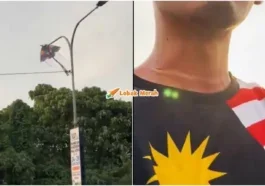 terkena tali layang