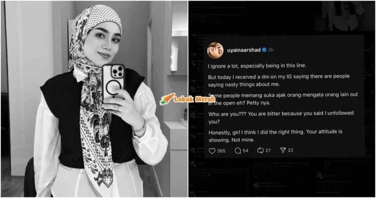uyaina arshad sound netizen kutuk