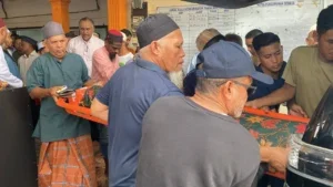 Jenazah arwah Muhammad Amirul dikebumikan di Tanah Perkuburan Forest Heights