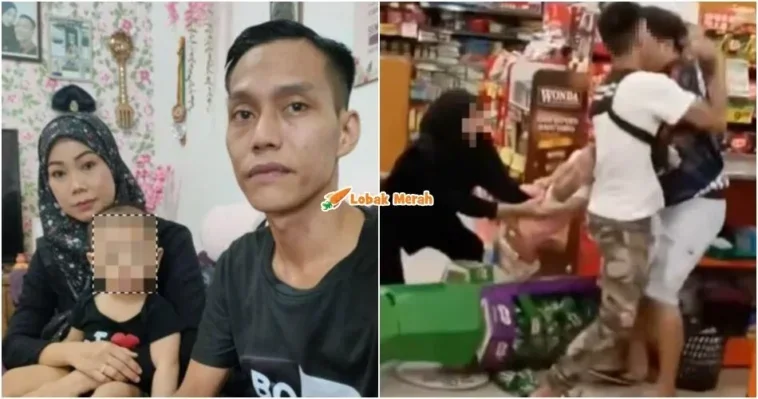 bayi ditarik pasar raya