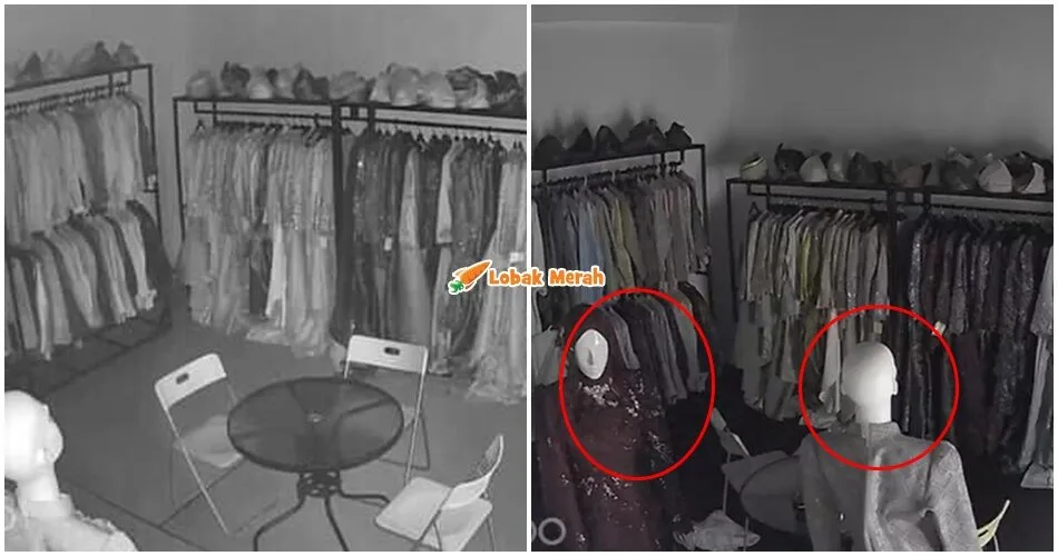 Pemilik Butik Pengantin Terkejut Lihat Kedai Bersepah, Nampak Kelibat ‘Rambut’ Dalam CCTV