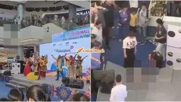lelaki terjatuh pusat beli belah hanoi
