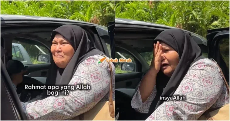 peniaga menangis ditaja umrah