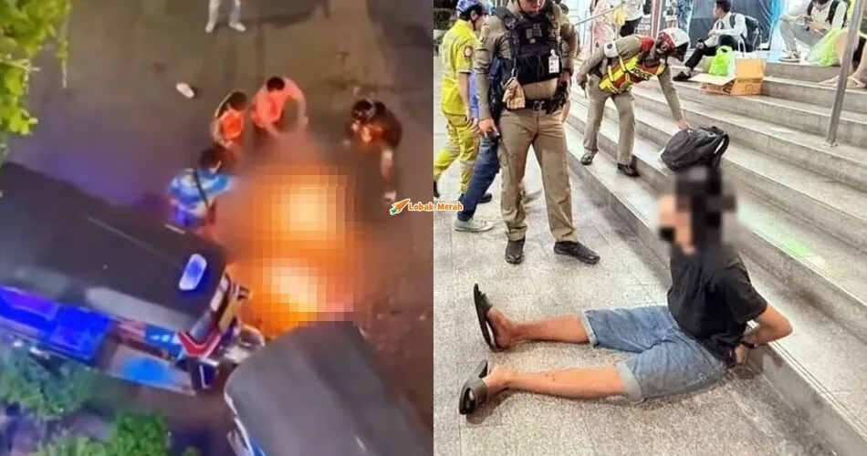 2 Orang Rakyat Malaysia Cedera Parah Akibat Dib*kar Di Bangkok